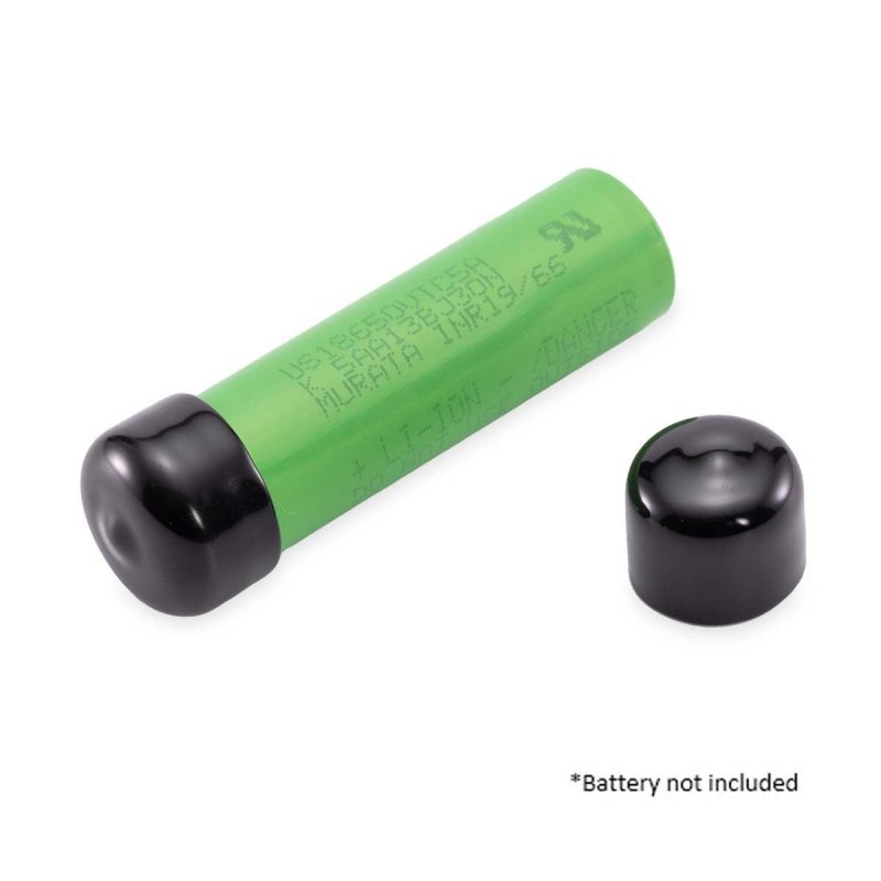 18650 battery caps with battery