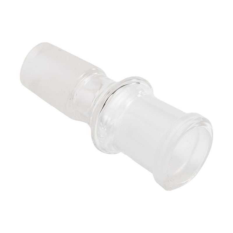 18mm female to 18mm male glass adapter inverted land view