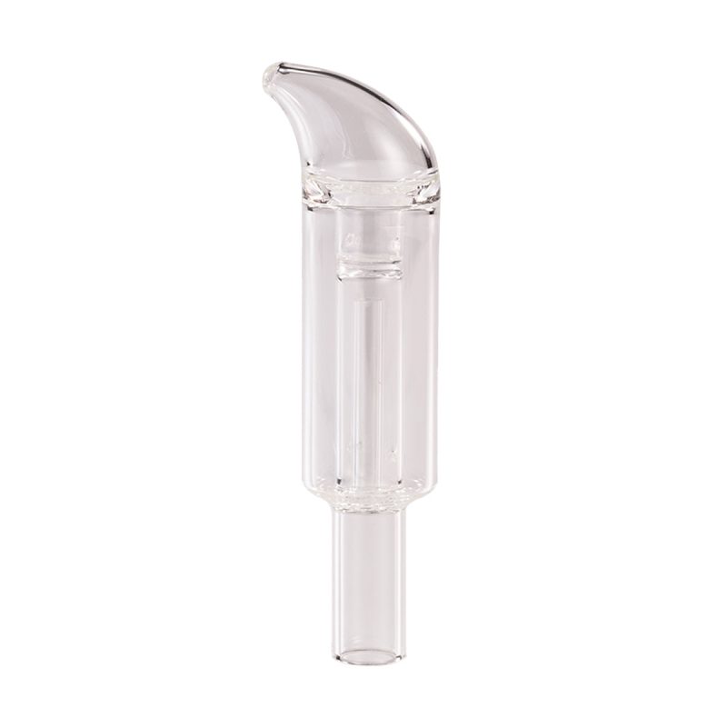 colored glass accessories curved mini bubbler clear front view 1 190cb822 1f0e 464f 8ec1 0ebf8e5e2eaa