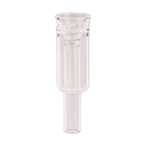 Colored Glass Accessories Mini Bubbler Clear Front View