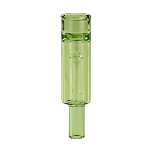 Colored Glass Accessories Mini Bubbler Green Front View