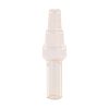 Colored Glass Accessories Water Pipe Adapter Clear Front View