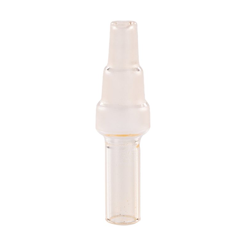 colored glass accessories water pipe adapter clear front view 1 00c220ce 51a1 4ec0 afb4 4cc6071346d0