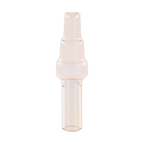 colored glass accessories water pipe adapter clear front view 9b5b7872 3f74 41c5 8183 125578f4ae94