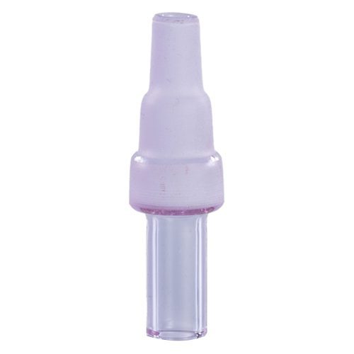 Colored Glass Accessories Water Pipe Adapter Purple