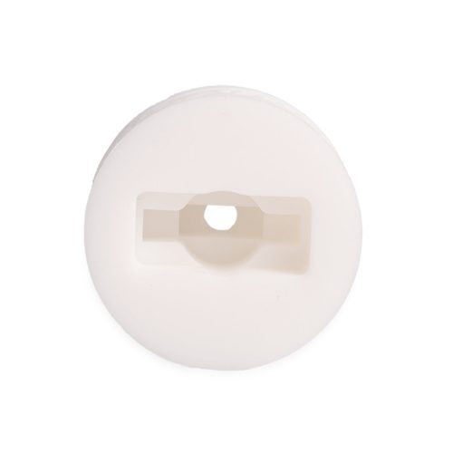 dabcap v4 classic white with cutout mouthpiece view