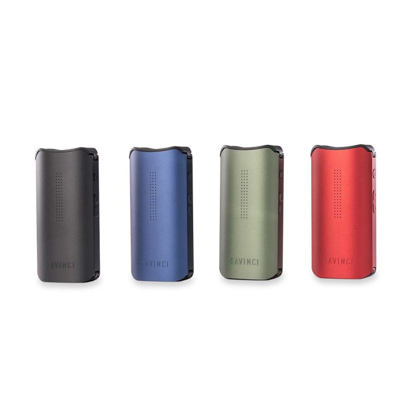 davinci iqc vaporizer all 4 colour family shot side view