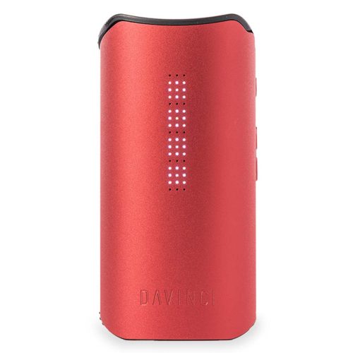 davinci iqc vaporizer ruby front view with light