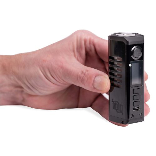 dovpo odin 100w black vaporizer in hand