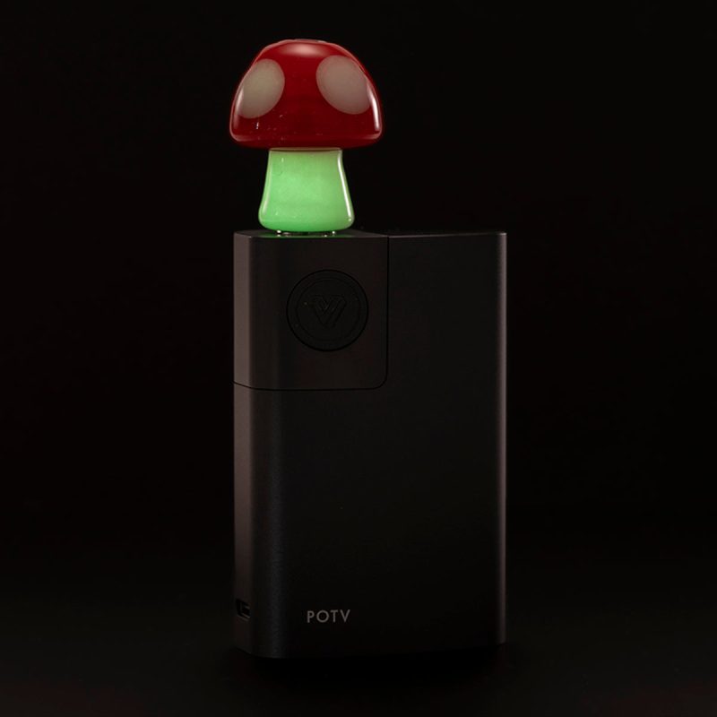 drip tip glow in the dark mushroom view potv lobo black