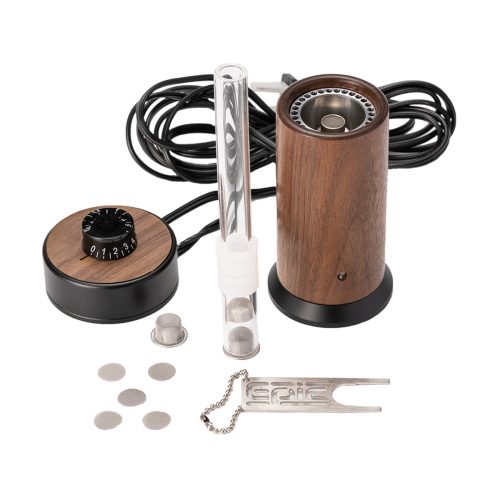 epicvape enano xl vaporizer walnut with all accessories