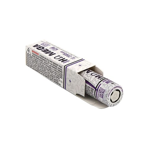 hohm tech mega 18650 2500 mah 22 a battery land view with box