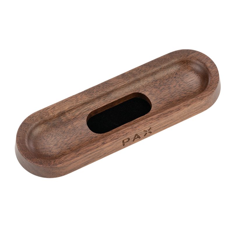 pax charging tray walnut diagonal land view