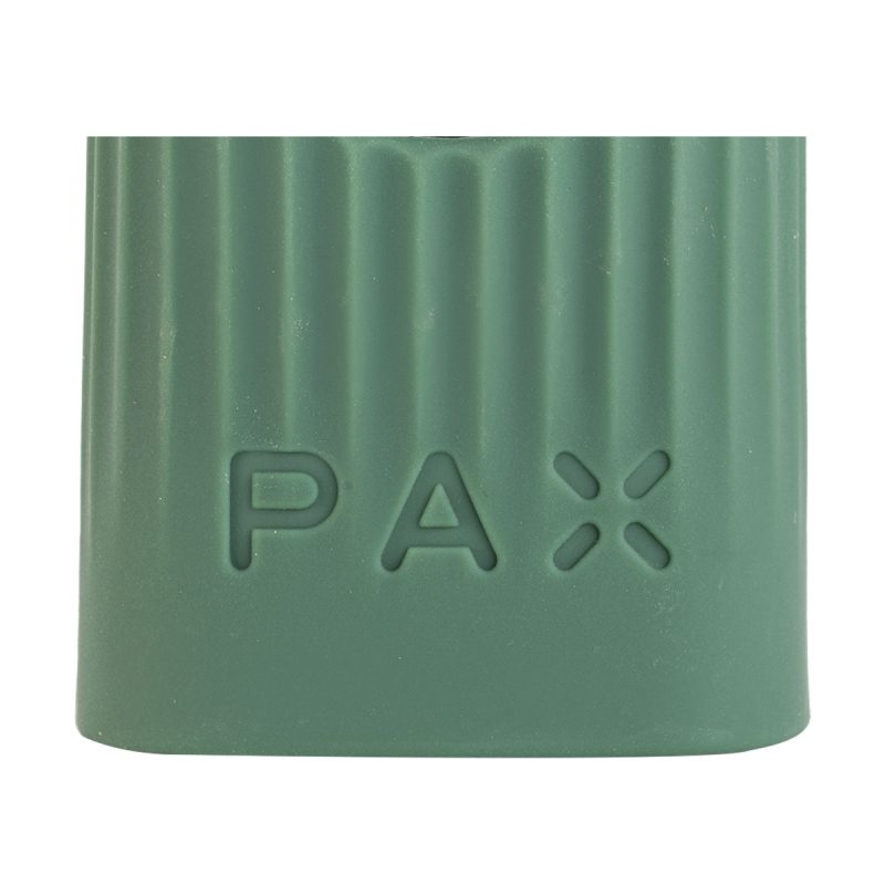 pax grip sleeves sage close view displaying pax logo