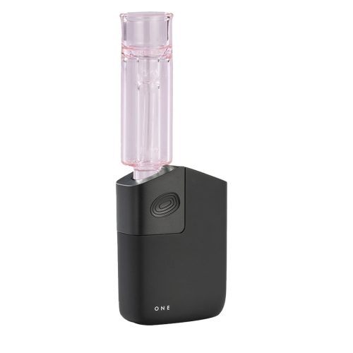 planet of the vapes one black with mini bubbler pink