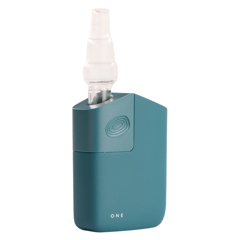 planet of the vapes one magnetic version teal with water pipe adapter