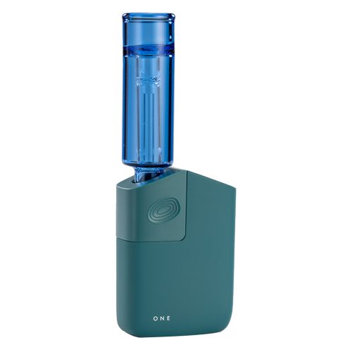 planet of the vapes one teal with mini bubbler blue