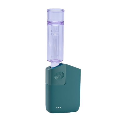 planet of the vapes one teal with mini bubbler purple