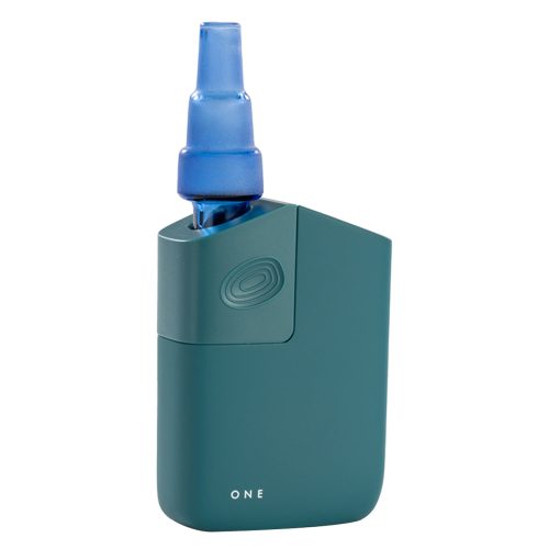 planet of the vapes one teal with water pipe adapter blue