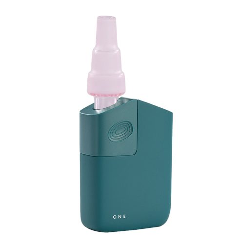 planet of the vapes one teal with water pipe adapter pink