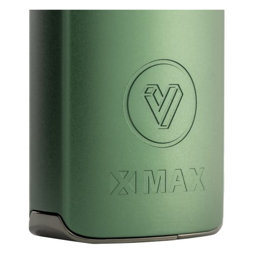 potv xmax starry v4 vaporizer green close view of logo