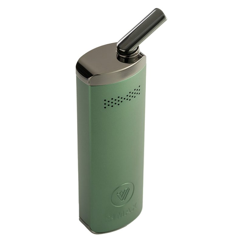 potv xmax starry v4 vaporizer green side top view