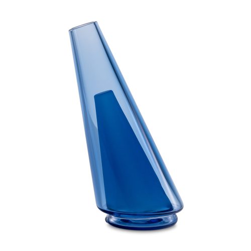 puffco peak colored glass color blue side view