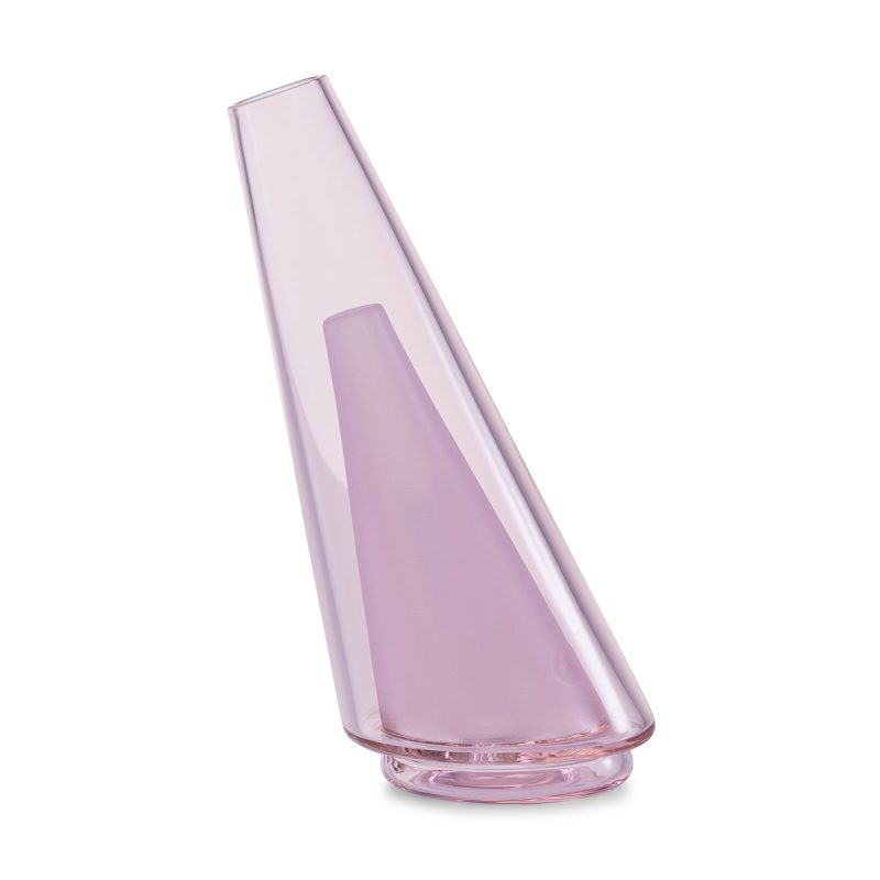 puffco peak colored glass color pink side view