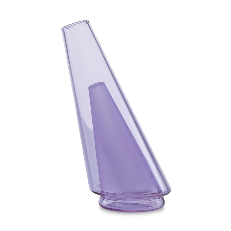 puffco peak colored glass color violet side view