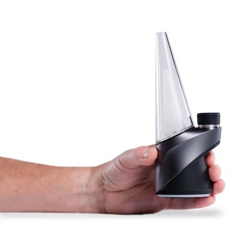 puffco peak pro vaporizer in hand