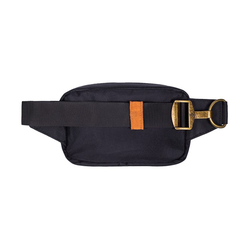 revelry the companion smell proof crossbody bag black back view