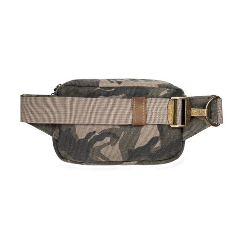 revelry the companion smell proof crossbody bag camo brown back view