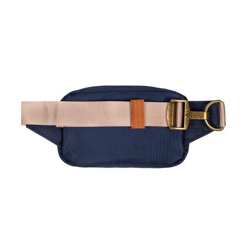 revelry the companion smell proof crossbody bag navy blue back view