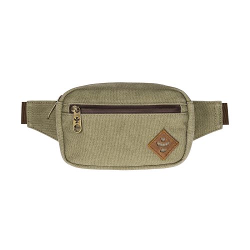 Revelry The Companion Smell Proof Crossbody Bag Sage Front View