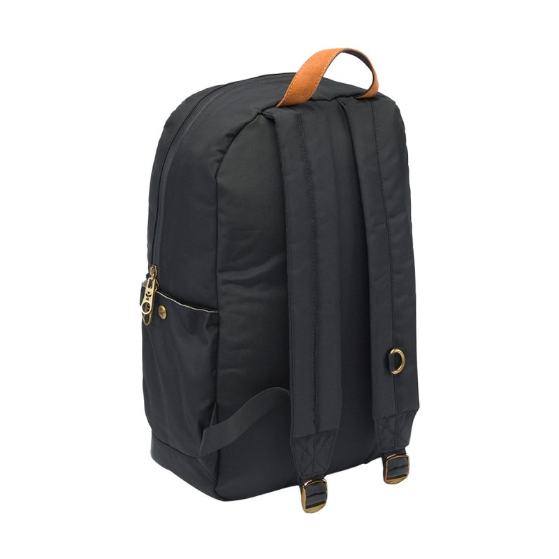 revelry the escort smell proof backpack black back view