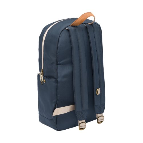 revelry the escort smell proof backpack navy blue back view