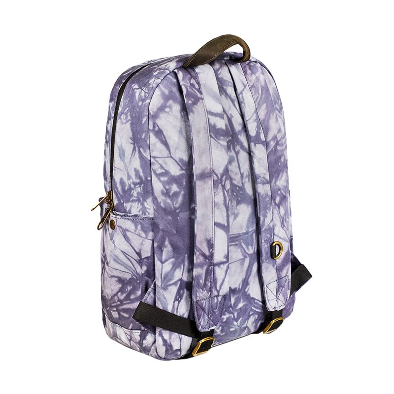 revelry the escort smell proof backpack tie dye back view