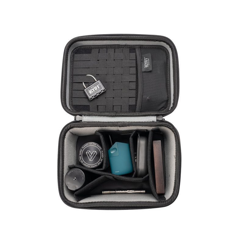 ryot safe case carbon series large travel case open view