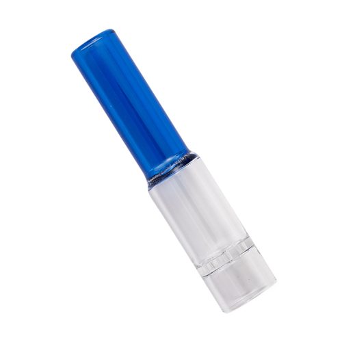 short glass mouthpiece for solo 2 vaporizer blue land view