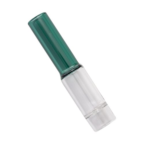 short glass mouthpiece for solo 2 vaporizer dark green land view