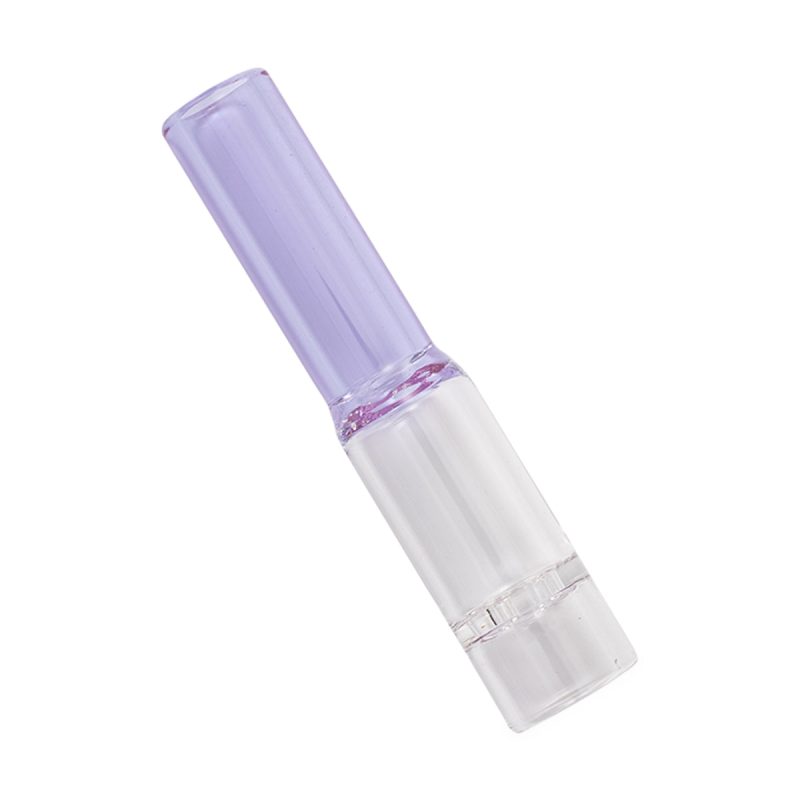 short glass mouthpiece for solo 2 vaporizer purple land view