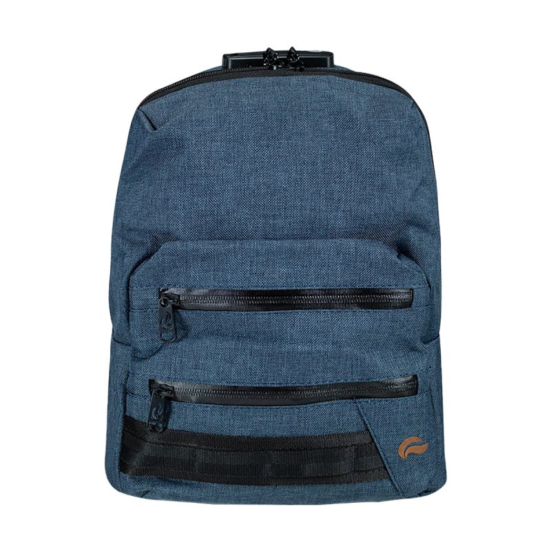 Skunk Mini Backpack Denim Navy Front view