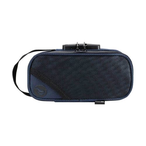 Skunk Sidekick Smell Proof Case Midnight Navy Front View Specs