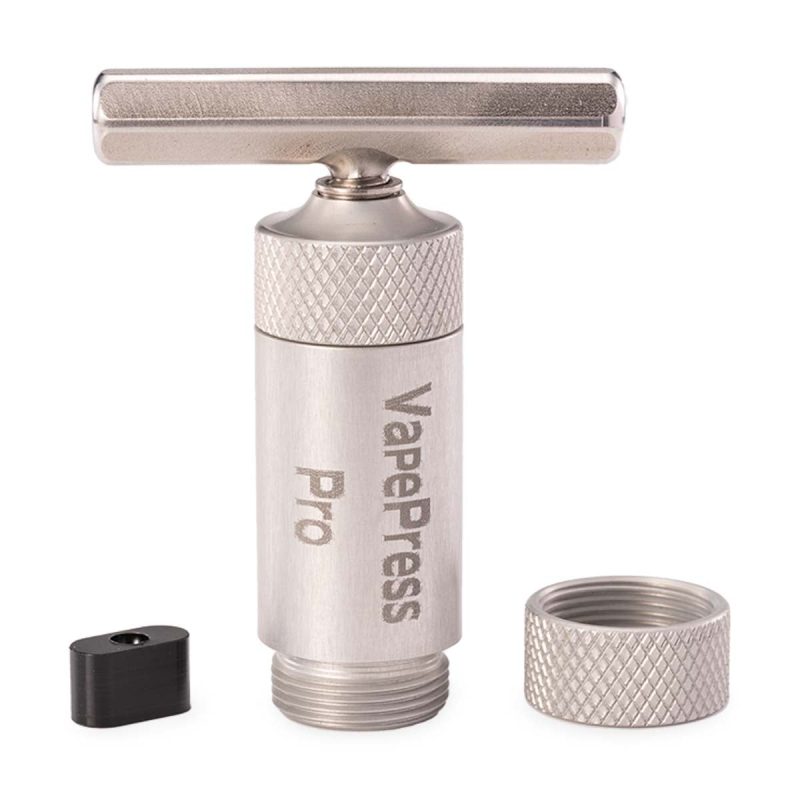 vape press pro silver with all parts