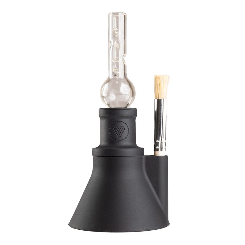 volcano glass adapter with globe glass with brush