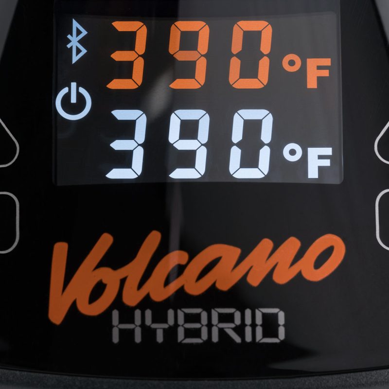 volcano hybrid vaporizer lcd display temperature