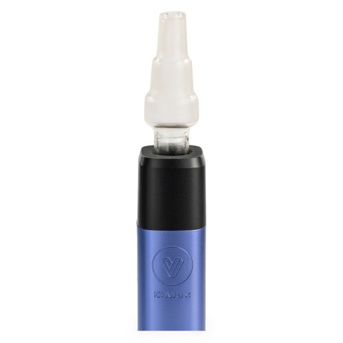 xmax v3 pro potv vaporizer purple with water pipe adapter