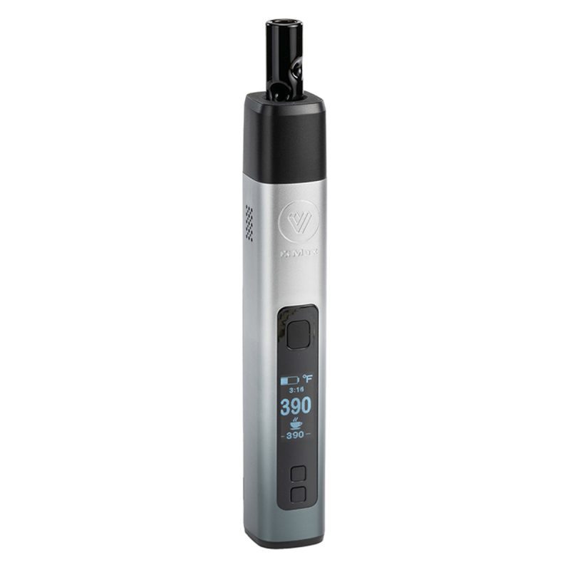 xmax v3 pro potv vaporizer silver side view