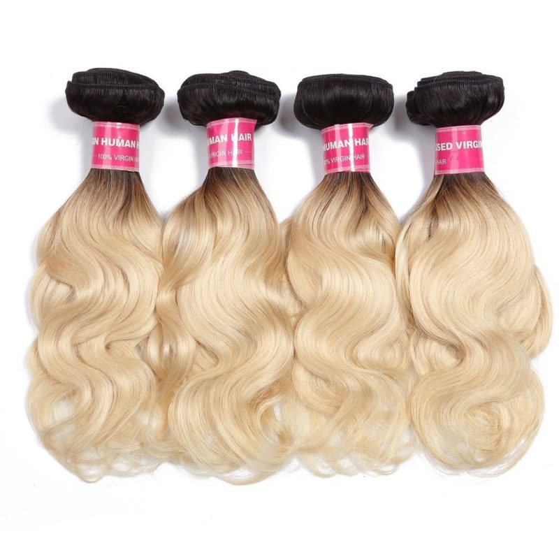 1b 613 body wave hair bundles with closure 07