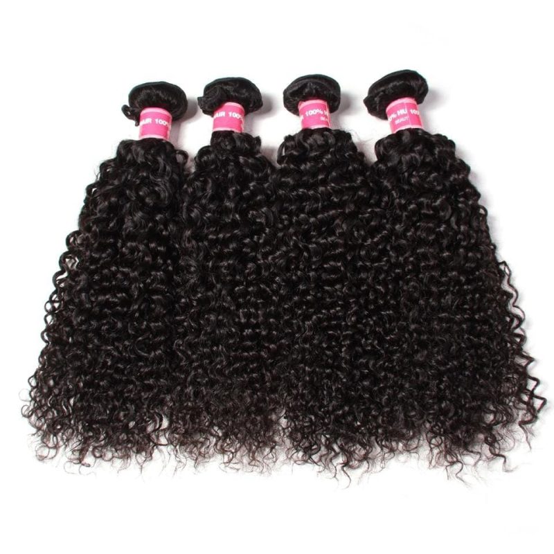 4 bundles curly hair